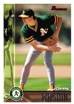#163 John Wasdin - Oakland Athletics - 1995 Bowman Baseball