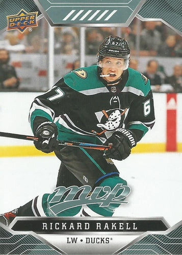 #163 Rickard Rakell - Anaheim Ducks - 2019-20 Upper Deck MVP Hockey