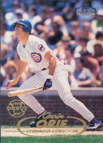 #163 Kevin Orie - Chicago Cubs - 1998 Fleer Tradition Baseball