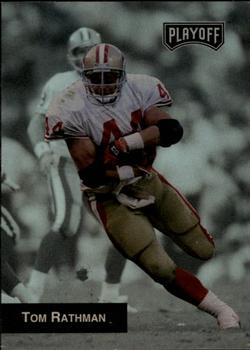 #163 Tom Rathman - San Francisco 49ers - 1993 Playoff Football