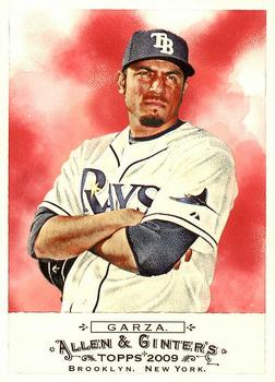 #163 Matt Garza - Tampa Bay Rays - 2009 Topps Allen & Ginter Baseball