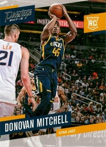 #163 Donovan Mitchell - Utah Jazz - 2017-18 Panini Prestige Basketball