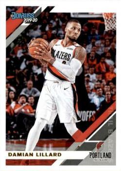 #163 Damian Lillard - Portland Trail Blazers - 2019-20 Donruss Basketball