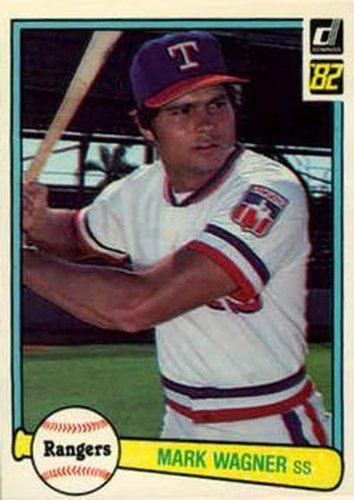 #163 Mark Wagner - Texas Rangers - 1982 Donruss Baseball