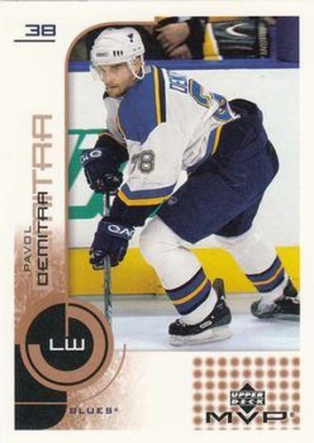 #163 Pavol Demitra - St. Louis Blues - 2002-03 Upper Deck MVP Hockey