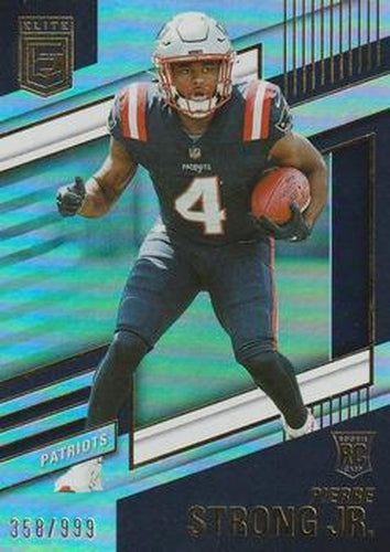 #163 Pierre Strong Jr. - New England Patriots - 2022 Donruss Elite Football