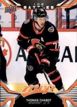 #163 Thomas Chabot - Ottawa Senators - 2022-23 Upper Deck MVP - Ice Battles Hockey