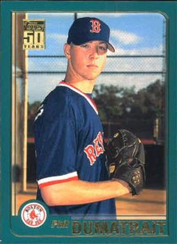 #T163 Phil Dumatrait - Boston Red Sox - 2001 Topps Traded & Rookies Baseball
