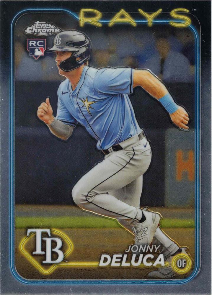 #163 Jonny Deluca - Tampa Bay Rays - 2024 Topps Chrome Baseball