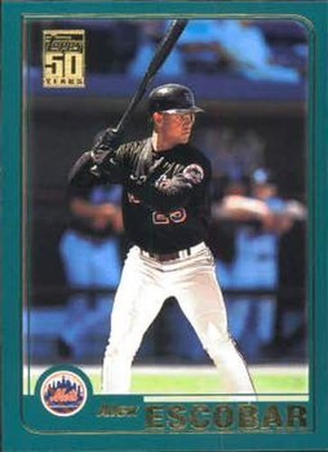 #T164 Alex Escobar - New York Mets - 2001 Topps Traded & Rookies Baseball