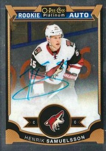 #164 Henrik Samuelsson - Arizona Coyotes - 2015-16 O-Pee-Chee Platinum Hockey