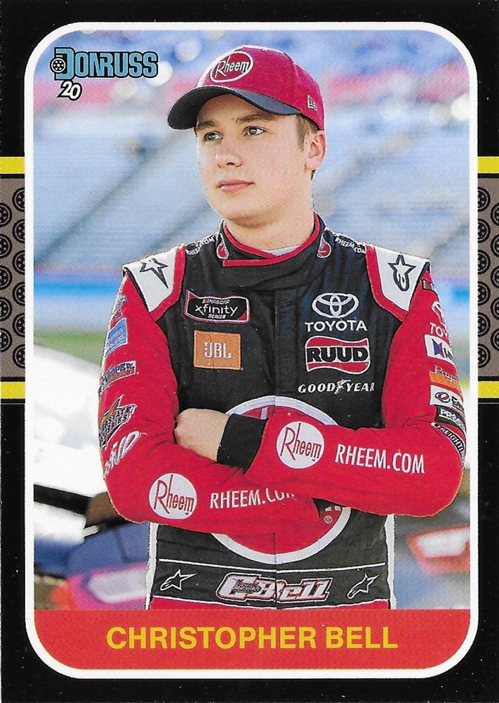 #164 Christopher Bell - Joe Gibbs Racing - 2020 Donruss Racing