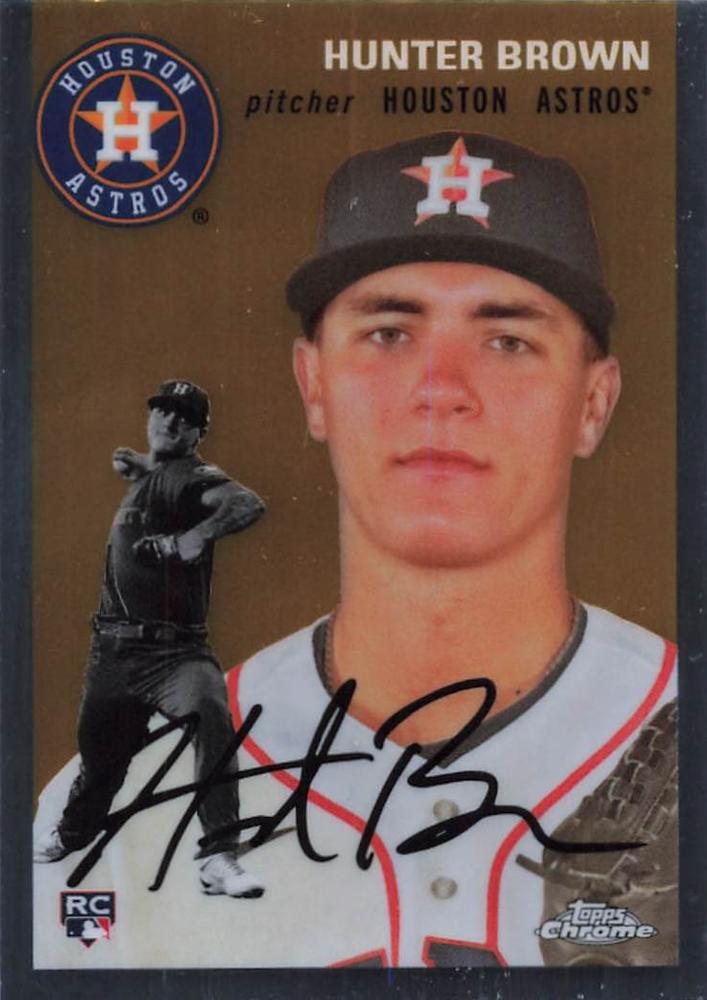 #164 Hunter Brown - Houston Astros - 2023 Topps Chrome Platinum Anniversary Baseball