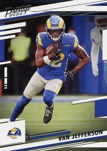 #164 Van Jefferson - Los Angeles Rams - 2022 Panini Prestige Football