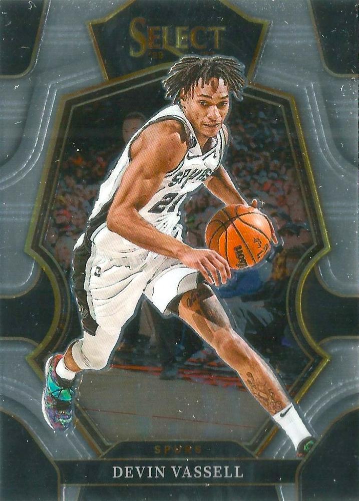 #164 Devin Vassell - San Antonio Spurs - 2022-23 Panini Select Basketball