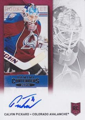 #164 Calvin Pickard - Colorado Avalanche - 2013-14 Panini Contenders Hockey