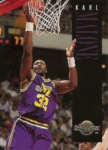 #165 Karl Malone - Utah Jazz - 1994-95 SkyBox Premium Basketball