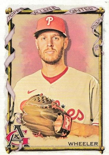 #165 Zack Wheeler - Philadelphia Phillies - 2023 Topps Allen & Ginter Baseball