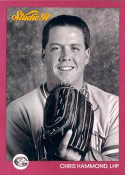 #165 Chris Hammond - Cincinnati Reds - 1991 Studio Baseball