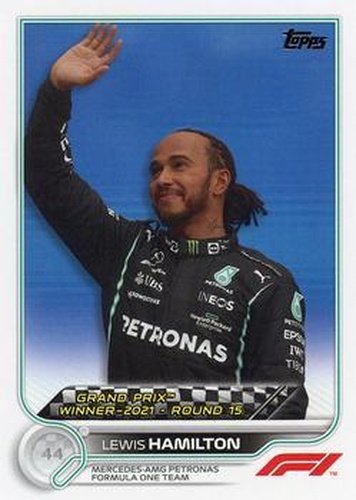 #165 Lewis Hamilton - Mercedes-AMG Petronas Formula One Team - 2022 Topps Formula 1 Racing
