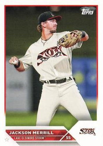 #PD-165 Jackson Merrill - Lake Elsinore Storm - 2023 Topps Pro Debut Baseball