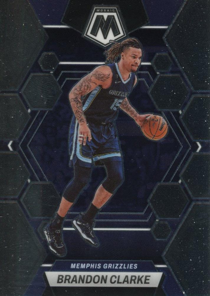 #165 Brandon Clarke - Memphis Grizzlies - 2022-23 Panini Mosaic Basketball
