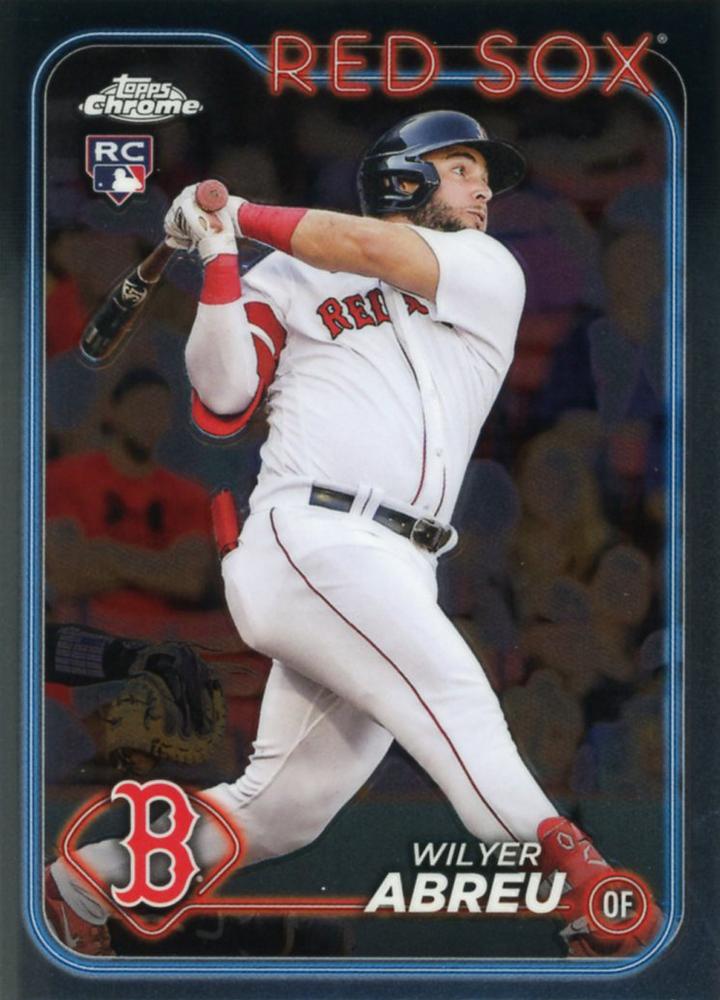 #165 Wilyer Abreu - Boston Red Sox - 2024 Topps Chrome Baseball