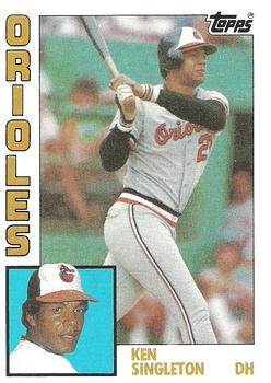 #165 Ken Singleton - Baltimore Orioles - 1984 Topps Baseball