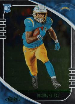 #165 Joshua Kelley - Los Angeles Chargers - 2020 Panini Absolute - Green Football