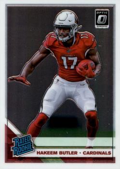 #166 Hakeem Butler - Arizona Cardinals - 2019 Donruss Optic Football