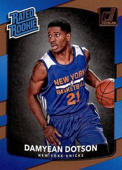 #166 Damyean Dotson - New York Knicks - 2017-18 Donruss Basketball