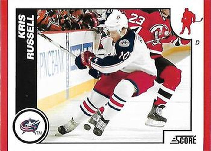 #166 Kris Russell - Columbus Blue Jackets - 2010-11 Score Hockey