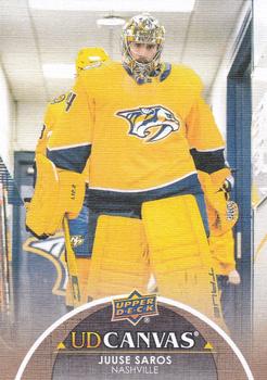 #C166 Juuse Saros - Nashville Predators - 2021-22 Upper Deck - UD Canvas Hockey