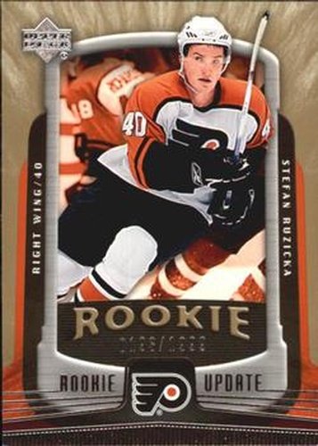 #166 Stefan Ruzicka - Philadelphia Flyers - 2005-06 Upper Deck Rookie Update Hockey