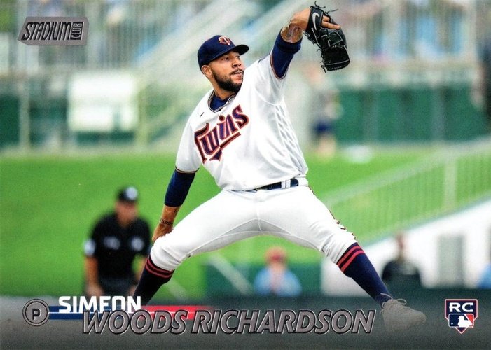 #166 Simeon Woods Richardson - Minnesota Twins - 2023 Stadium Club Baseball