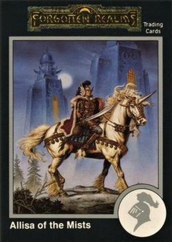 #166 Allisa of the Mists - 1991 TSR Advanced Dungeons & Dragons - Silver