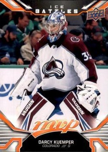#166 Darcy Kuemper - Colorado Avalanche - 2022-23 Upper Deck MVP - Ice Battles Hockey