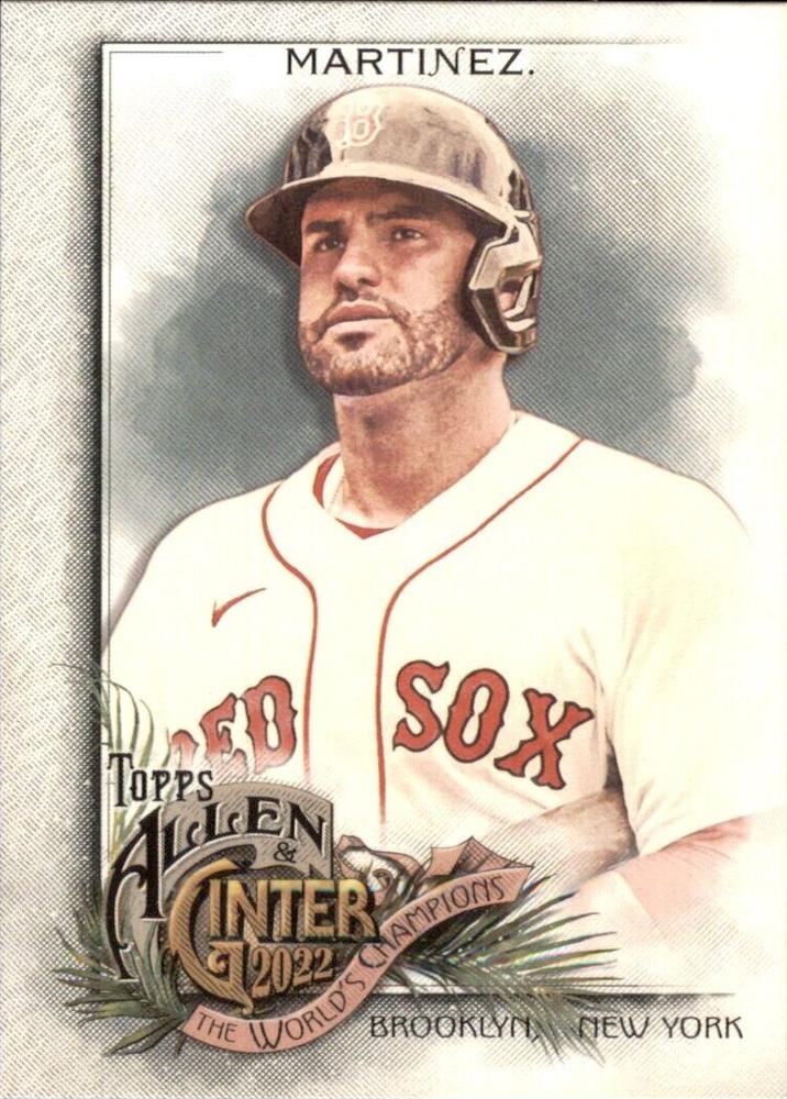 #166 J.D. Martinez - Boston Red Sox - 2022 Topps Allen & Ginter Baseball