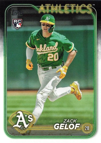 #166 Zack Gelof - Oakland Athletics - 2024 Topps Baseball