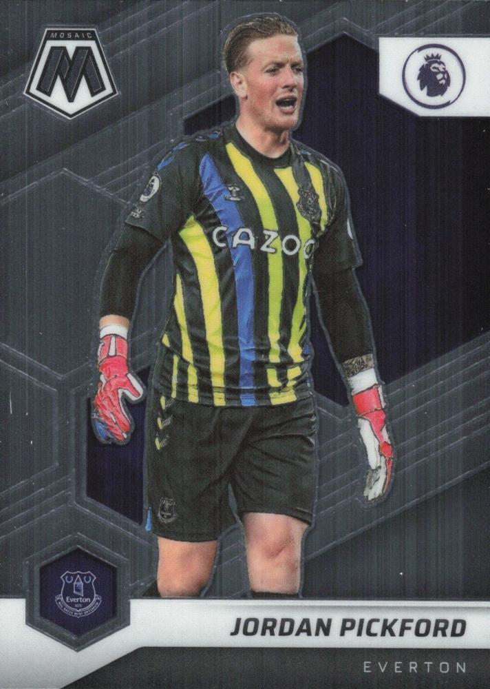 #166 Jordan Pickford - Everton - 2021-22 Panini Mosaic Premier League Soccer
