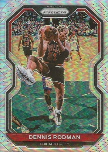 #166 Dennis Rodman - Chicago Bulls - 2020-21 Panini Prizm - Silver Prizms Basketball