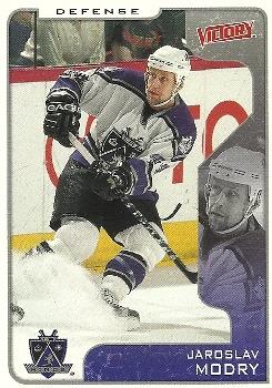 #166 Jaroslav Modry - Los Angeles Kings - 2001-02 Upper Deck Victory Hockey