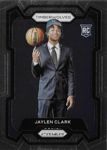 #166 Jaylen Clark - Minnesota Timberwolves - 2023-24 Panini Prizm Basketball