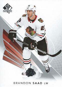 #23 Brandon Saad - Chicago Blackhawks - 2017-18 SP Authentic Hockey