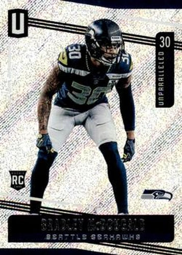 #167 Bradley McDougald - Seattle Seahawks - 2019 Panini Unparalleled Football