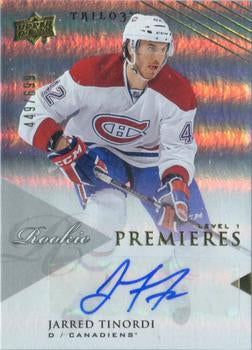 #167 Jarred Tinordi - Montreal Canadiens - 2013-14 Upper Deck Trilogy Hockey