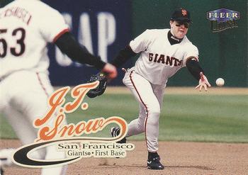 #167 J.T. Snow - San Francisco Giants - 1999 Ultra Baseball