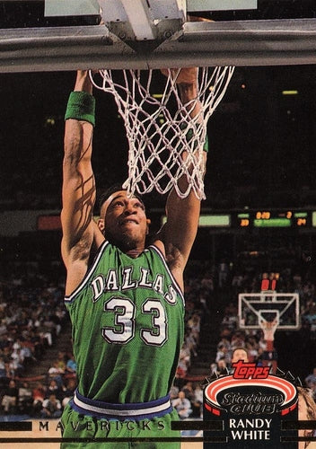 #167 Randy White - Dallas Mavericks - 1992-93 Stadium Club Basketball