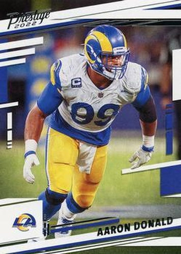 #167 Aaron Donald - Los Angeles Rams - 2022 Panini Prestige Football