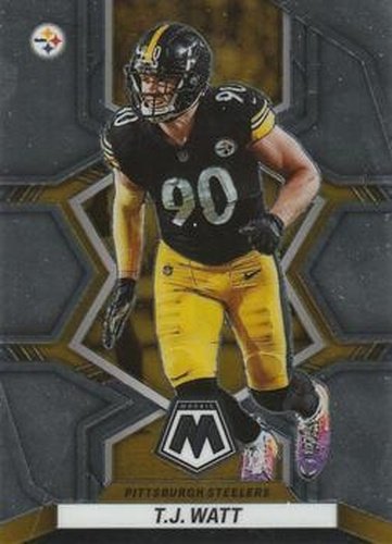 #167 T.J. Watt - Pittsburgh Steelers - 2022 Panini Mosaic Football